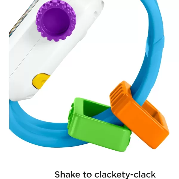 FisherPrice Baby to Toddler Toy Laugh ampamp Learn Time to Learn Smartwatch with Lights ampamp Music for Pretend Play Infants Ages 6 Months