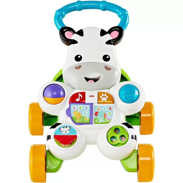 FisherPrice Baby to Toddler Toy Learn with Me Zebra Walker with Educational Music Lights ampamp Activities for Infants Ages 6 MonthsStandard Packaging