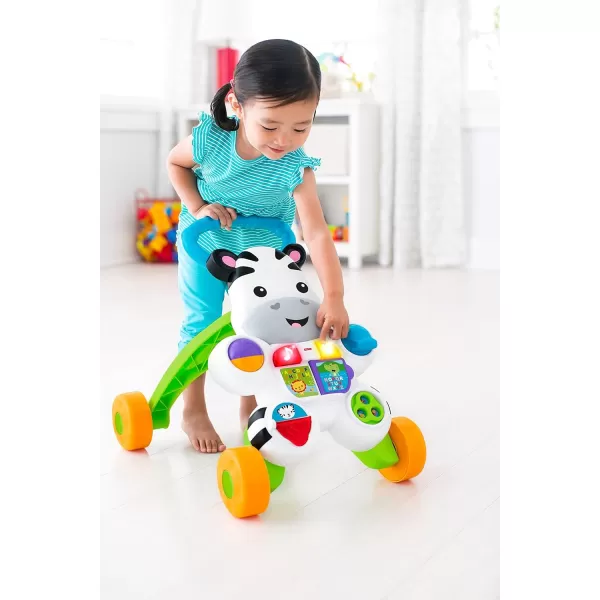 FisherPrice Baby to Toddler Toy Learn with Me Zebra Walker with Educational Music Lights ampamp Activities for Infants Ages 6 MonthsStandard Packaging