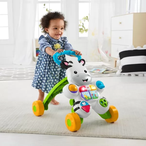 FisherPrice Baby to Toddler Toy Learn with Me Zebra Walker with Educational Music Lights ampamp Activities for Infants Ages 6 MonthsStandard Packaging