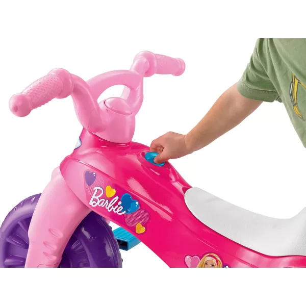 FisherPrice Barbie Toddler Tricycle Tough Trike Bike with Handlebar Grips and Storage for Preschool Kids Amazon ExclusiveBarbie