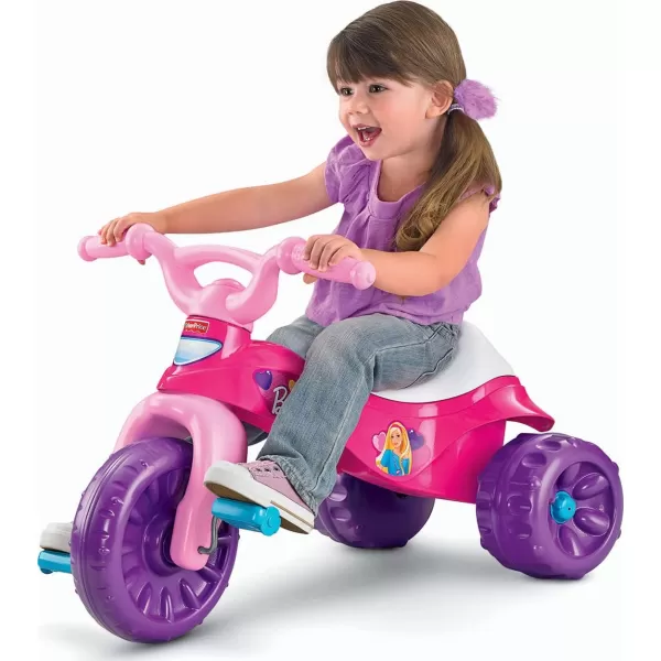 FisherPrice Barbie Toddler Tricycle Tough Trike Bike with Handlebar Grips and Storage for Preschool Kids Amazon ExclusiveBarbie