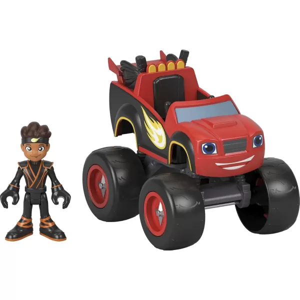 FisherPrice Blaze and The Monster Machines Toy Truck ampamp Figure Set Blaze ampamp AJ Preschool Racing Play Ages 3 YearsToy Truck  Figure Set
