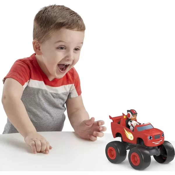 FisherPrice Blaze and The Monster Machines Toy Truck ampamp Figure Set Blaze ampamp AJ Preschool Racing Play Ages 3 YearsToy Truck  Figure Set