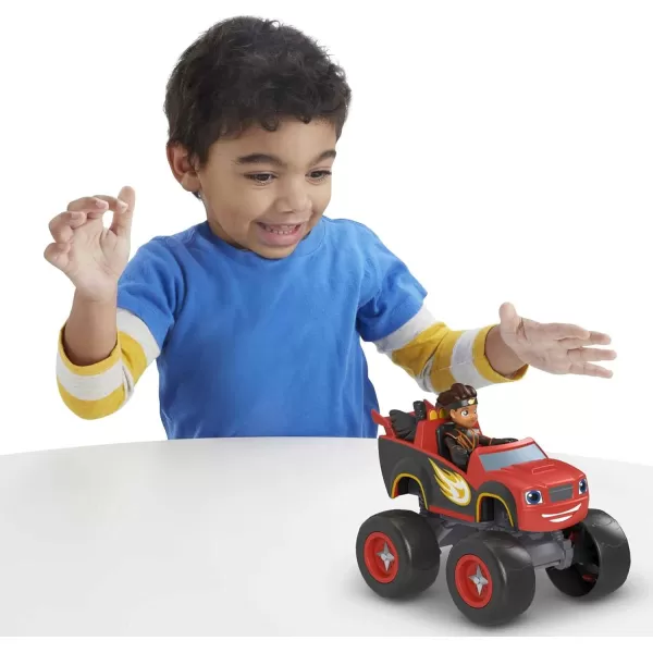 FisherPrice Blaze and The Monster Machines Toy Truck ampamp Figure Set Blaze ampamp AJ Preschool Racing Play Ages 3 YearsToy Truck  Figure Set