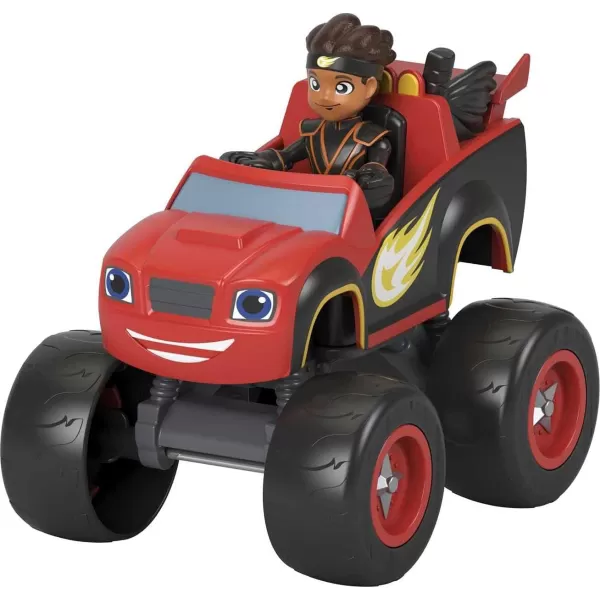FisherPrice Blaze and The Monster Machines Toy Truck ampamp Figure Set Blaze ampamp AJ Preschool Racing Play Ages 3 YearsToy Truck  Figure Set