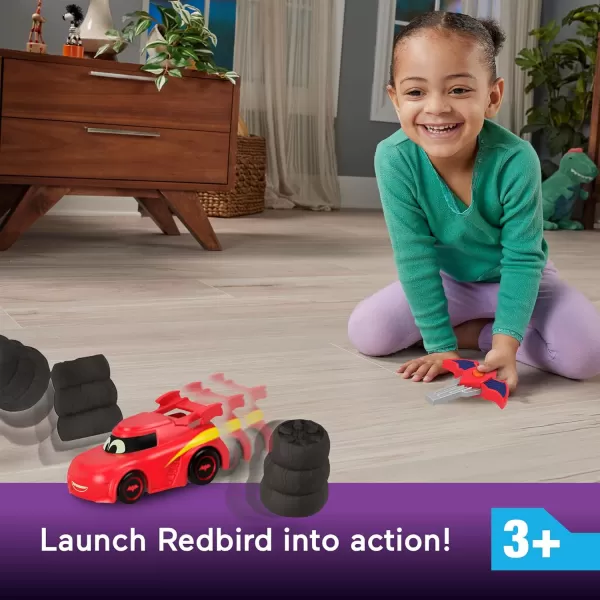 FisherPrice DC Batwheels 155 Scale Toy Car Bam The Batmobile Launching Vehicle with Crash Accessory for Ages 3 YearsRedbird