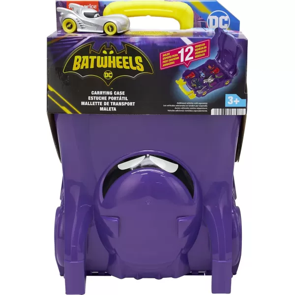 FisherPrice DC Batwheels Preschool Toy Bat The Batmobile Carrying Case with 155 Scale Diecast Car for Ages 3 Years