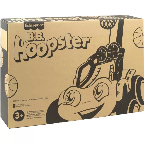 FisherPrice Electronic Basketball Toy BB Hoopster Motorized Hoop with Lights Sounds ampamp Game Play for Preschool Kids Ages 3 YearsSimplified Packaging