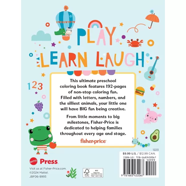 FisherPrice Giant Coloring Book