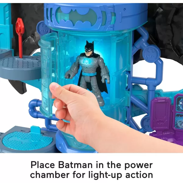 FisherPrice Imaginext DC Super Friends Batman Toy BatTech Batcave Playset with Lights ampamp Sounds for Pretend Play Kids Ages 3 Years