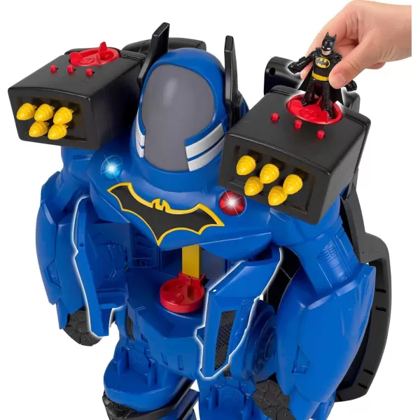 FisherPrice Imaginext DC Super Friends Batman Toy Batbot Xtreme Robot Playset 30 Inches Tall with Figure for Pretend Play Kids Ages 3 Years Amazon ExclusiveFrustrationFree Packaging
