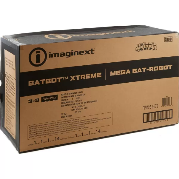 FisherPrice Imaginext DC Super Friends Batman Toy Batbot Xtreme Robot Playset 30 Inches Tall with Figure for Pretend Play Kids Ages 3 Years Amazon ExclusiveFrustrationFree Packaging
