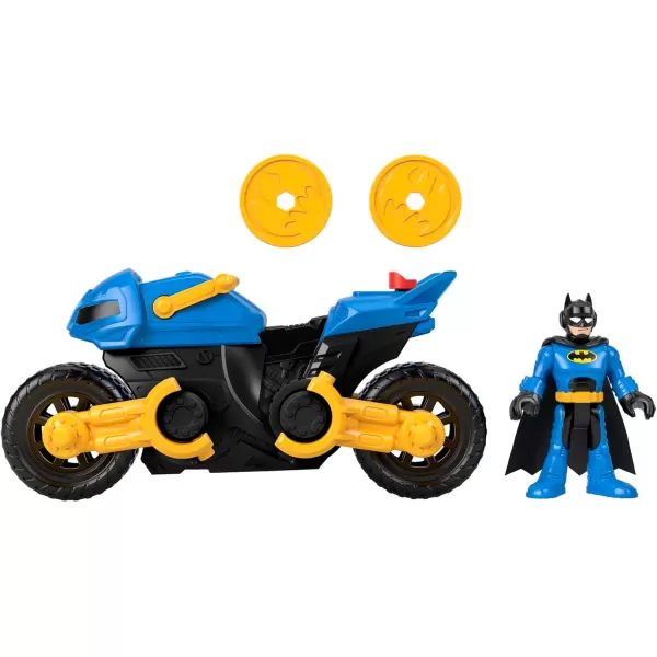 FisherPrice Imaginext DC Super Friends Batman Toy Figure and Transforming Batcycle for Pretend Play Kids Ages 3 Years