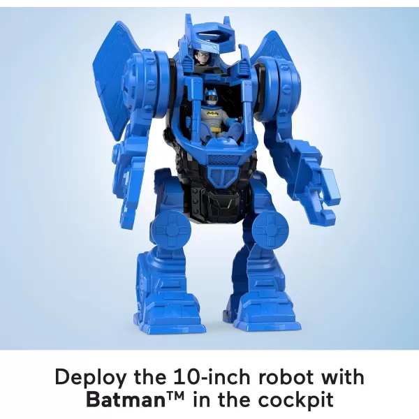 FisherPrice Imaginext DC Super Friends Batman Toy Robo Command Center Playset ampamp Figures Detachable 10inch Robot for Kids Ages 3 Years