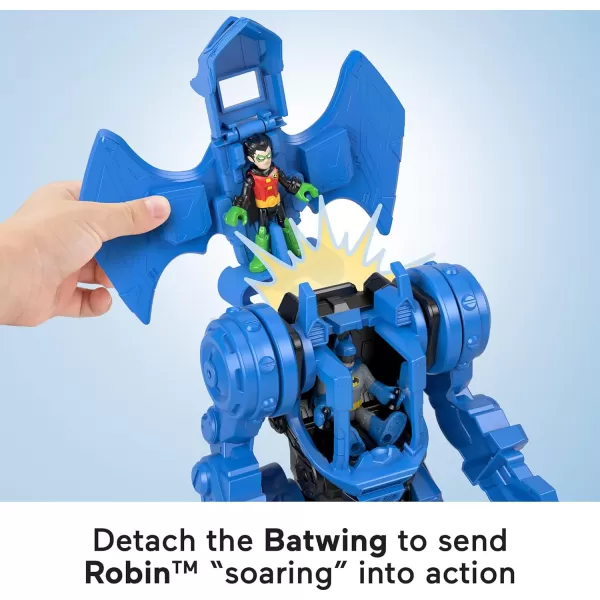 FisherPrice Imaginext DC Super Friends Batman Toy Robo Command Center Playset ampamp Figures Detachable 10inch Robot for Kids Ages 3 Years