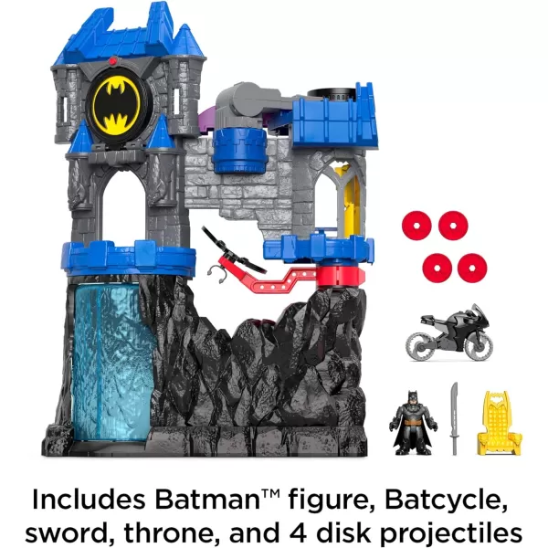 FisherPrice Imaginext DC Super Friends Batman Toy Wayne Manor Batcave Playset with Figure ampamp Batcyle for Pretend Play Kids Ages 3 Years Amazon Exclusive