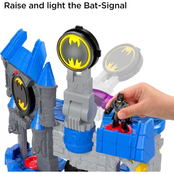 FisherPrice Imaginext DC Super Friends Batman Toy Wayne Manor Batcave Playset with Figure ampamp Batcyle for Pretend Play Kids Ages 3 Years Amazon Exclusive