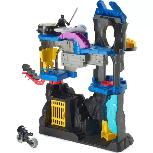 FisherPrice Imaginext DC Super Friends Batman Toy Wayne Manor Batcave Playset with Figure ampamp Batcyle for Pretend Play Kids Ages 3 Years Amazon Exclusive