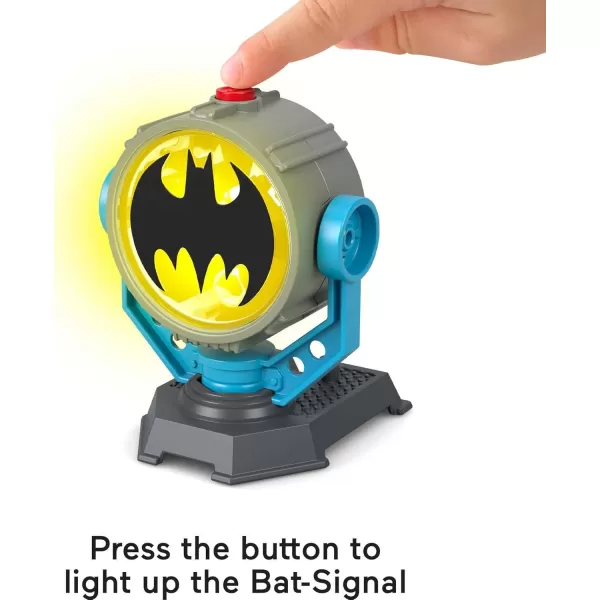 FisherPrice Imaginext DC Super Friends Batman Toys BatTech BatSignal 9Piece Figure Set for Preschool Pretend Play Kids Ages 3 Years