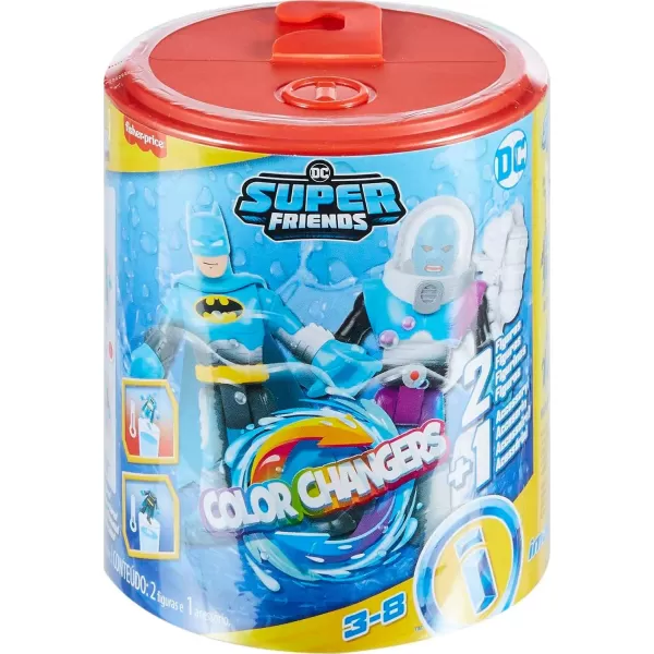 FisherPrice Imaginext DC Super Friends Batman Toys Color Changers Figure Set Batman ampamp Harley Quinn for Preschool Kids Ages 3 YearsBatman  Mr Freeze