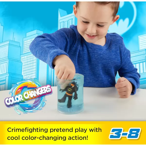 FisherPrice Imaginext DC Super Friends Batman Toys Color Changers Figure Set Batman ampamp Harley Quinn for Preschool Kids Ages 3 YearsBatman  TwoFace