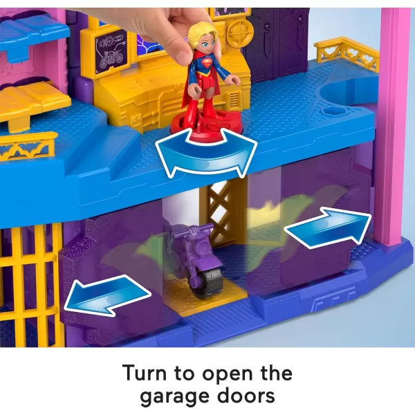 FisherPrice Imaginext DC Super Friends Toy Batgirl Hero Hideout Playset with 2 Figures ampamp 5 Accessories for Pretend Play Kids Ages 3 Years