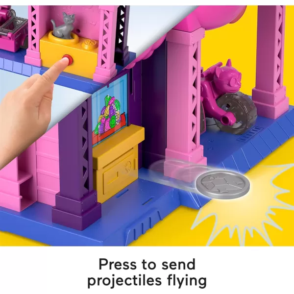 FisherPrice Imaginext DC Super Friends Toy Catwoman Playhouse Playset with Figure ampamp Accessories for Pretend Play Kids Ages 3 Years 