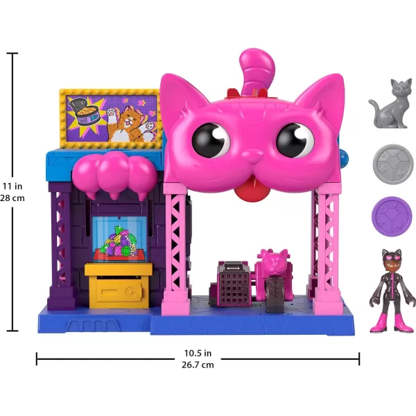 FisherPrice Imaginext DC Super Friends Toy Catwoman Playhouse Playset with Figure ampamp Accessories for Pretend Play Kids Ages 3 Years 