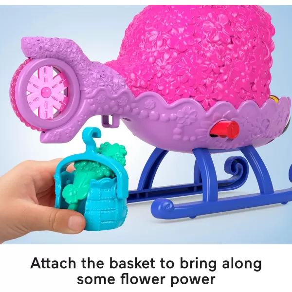 FisherPrice Imaginext DreamWorks Trolls Toys Poppys Copter Helicopter ampamp Figure Playset for Pretend Play Kids Ages 3 YearsPoppys Copter
