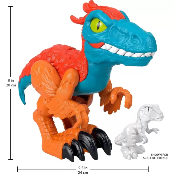 FisherPrice Imaginext Jurassic World Dinosaur Toy Stygimoloch XL Poseable 10Inch Figure for Pretend Play Kids Ages 3 YearsPyroraptor