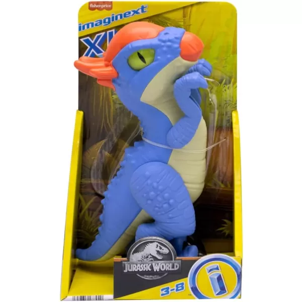 FisherPrice Imaginext Jurassic World Dinosaur Toy Stygimoloch XL Poseable 10Inch Figure for Pretend Play Kids Ages 3 YearsStygimoloch