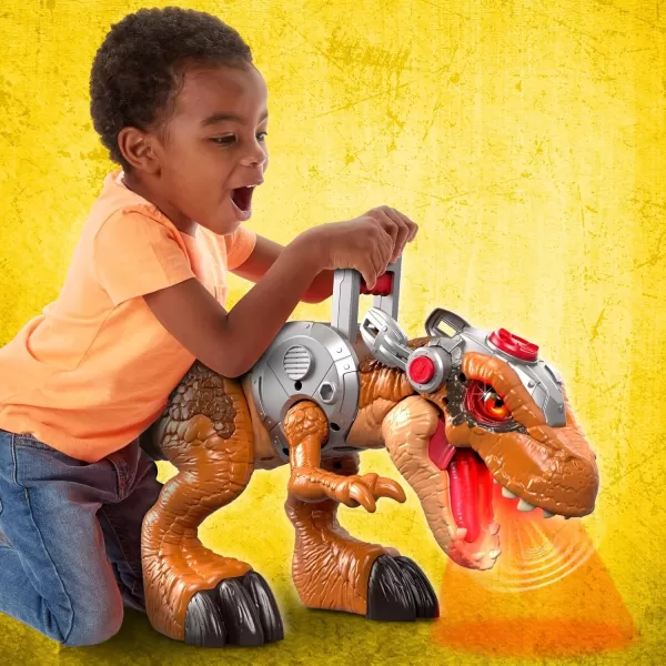 FisherPrice Imaginext Jurassic World Dinosaur Toy T rex with Lights ampamp Owen Grady Figure Preschool Kids Ages 3 Years Amazon Exclusive