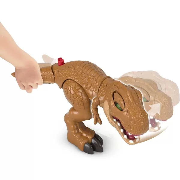 FisherPrice Imaginext Jurassic World Dinosaur Toy Thrashin Action T rex Figure with Chomping Action for Pretend Play Kids Ages 3 YearsModern