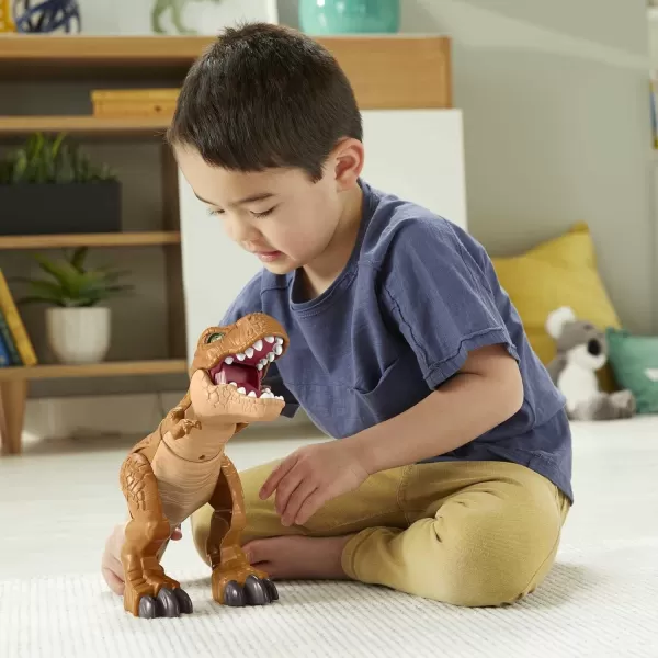 FisherPrice Imaginext Jurassic World Dinosaur Toy Thrashin Action T rex Figure with Chomping Action for Pretend Play Kids Ages 3 YearsModern