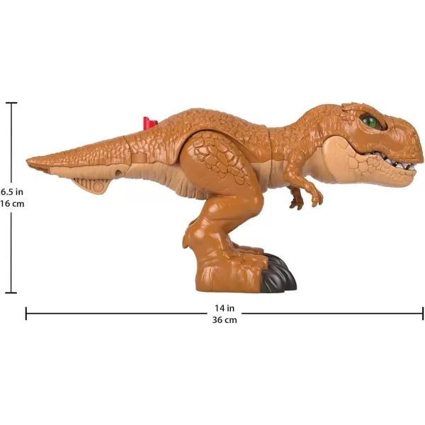 FisherPrice Imaginext Jurassic World Dinosaur Toy Thrashin Action T rex Figure with Chomping Action for Pretend Play Kids Ages 3 YearsModern