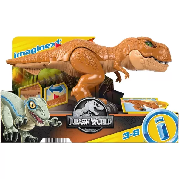 FisherPrice Imaginext Jurassic World Dinosaur Toy Thrashin Action T rex Figure with Chomping Action for Pretend Play Kids Ages 3 YearsModern