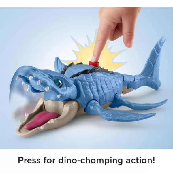 FisherPrice Imaginext Jurassic World Dinosaur Toys Dino Chopper with 3 Dinosaurs and Owen Grady Figure for Preschool Kids Ages 3 Years