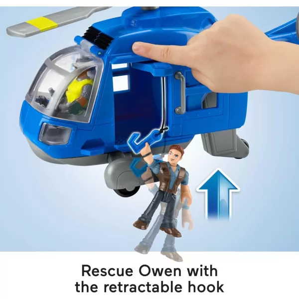FisherPrice Imaginext Jurassic World Dinosaur Toys Dino Chopper with 3 Dinosaurs and Owen Grady Figure for Preschool Kids Ages 3 Years