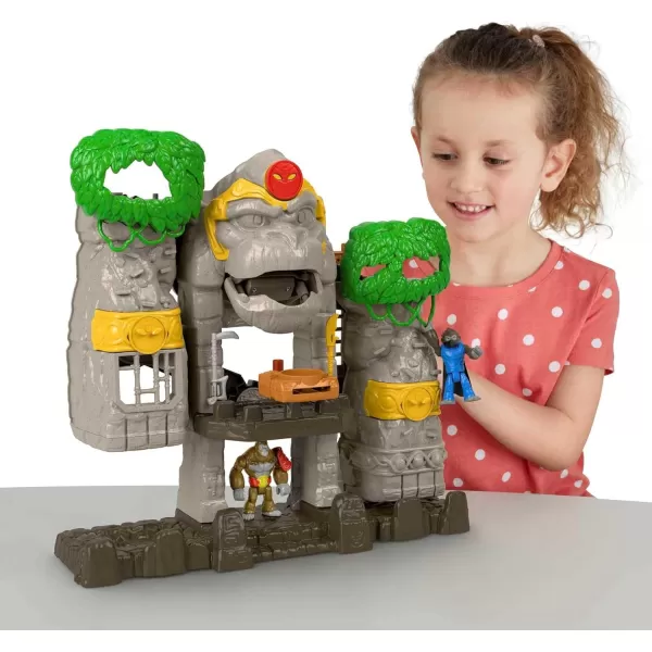 FisherPrice Imaginext Preschool Toy Gorilla Fortress Playset with Poseable Figures ampamp Accessories for Pretend Play Ages 3 YearsGorilla Fortress