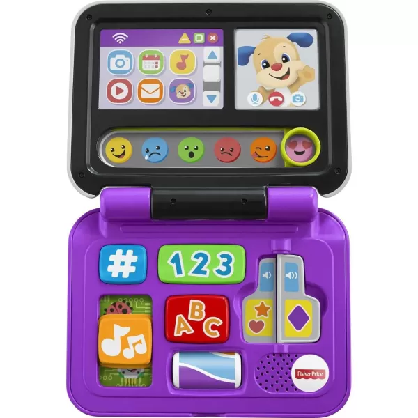 FisherPrice Laugh ampamp Learn Baby Toy Click ampamp Learn Laptop Pretend Computer with Music and Lights for Ages 6 Months