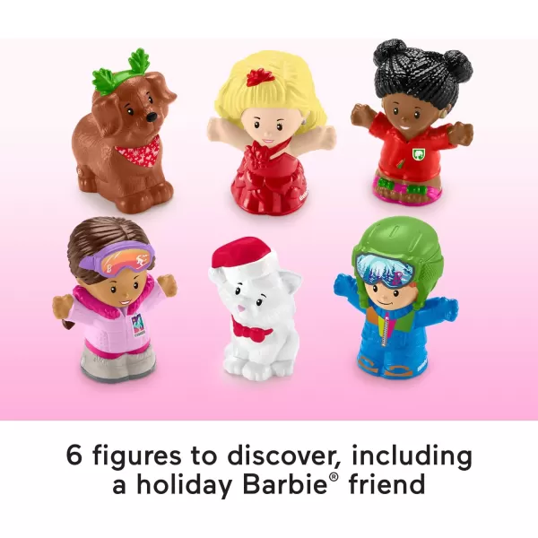 FisherPrice Little People Barbie Toddler Toy Advent Calendar Playset 24 Christmas Figures ampamp Pieces for Pretend Play Kids Ages 18 Months