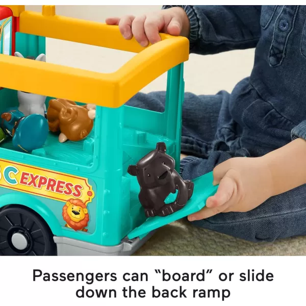 FisherPrice Little People Toddler Learning Toy Big ABC Animal Train with Smart Stages ampamp 6 Figures for Pretend Play Kids Ages 1 Years