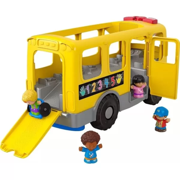 FisherPrice Little People Toddler Learning Toy Big Yellow Bus Musical PullAlong Vehicle for Pretend Play Kids Ages 1 YearsBig School Bus