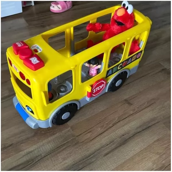 FisherPrice Little People Toddler Learning Toy Big Yellow Bus Musical PullAlong Vehicle for Pretend Play Kids Ages 1 YearsBig School Bus