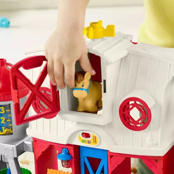 FisherPrice Little People Toddler Learning Toy Caring for Animals Farm Electronic Playset for Preschool Pretend Play Kids Ages 1 YearsStandard
