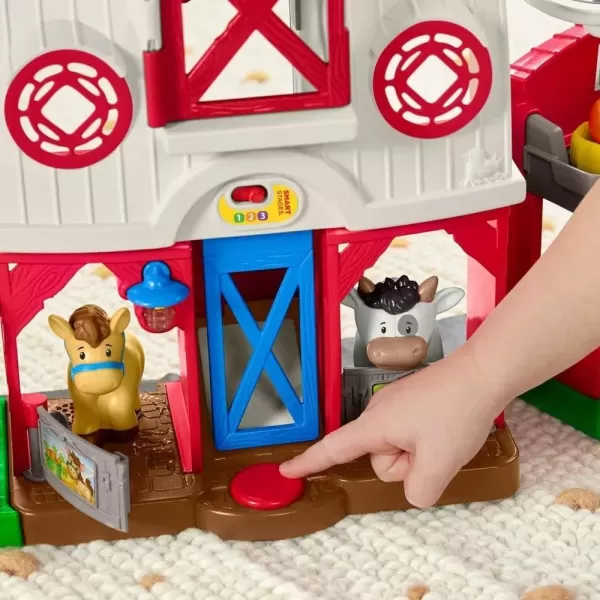 FisherPrice Little People Toddler Learning Toy Caring for Animals Farm Electronic Playset for Preschool Pretend Play Kids Ages 1 YearsStandard