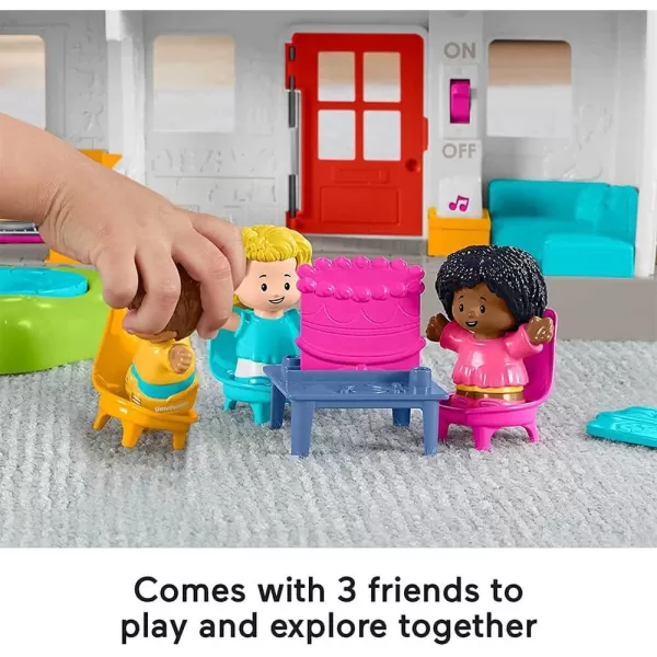 FisherPrice Little People Toddler Toy Friends Together Play House Learning Playset with 10 Pieces for Preschool Pretend Play Kids Ages 1 YearsPlayset