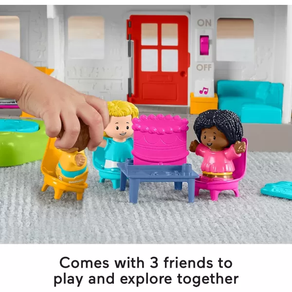 FisherPrice Little People Toddler Toy Friends Together Play House Learning Playset with 10 Pieces for Preschool Pretend Play Kids Ages 1 YearsPlayset