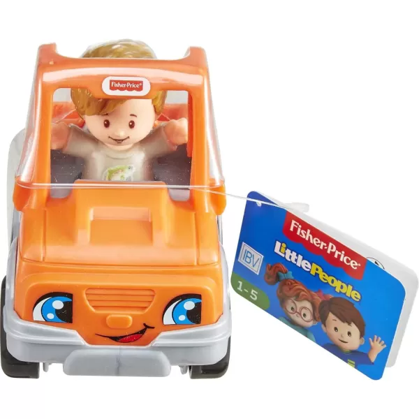 FisherPrice Little People Toddler Toy Help A Friend Pick Up Truck Orange Vehicle ampamp Figure for Pretend Play Ages 1 YearsPick Up Truck